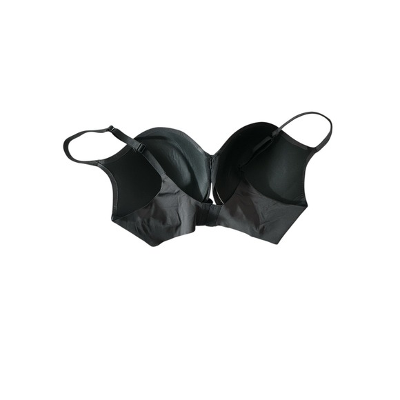 New Skims Ultimate Push Up Plunge Bra Size 32 DD Onyx‎ Black Intimates - Picture 2 of 7